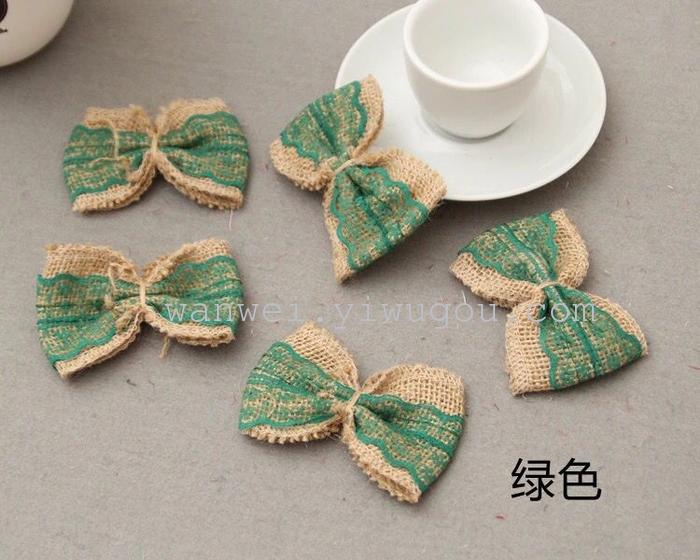 Packaging materials: Lace edges, linen strips, bows, wedding accessories pic 13