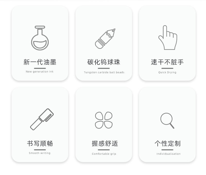 High appearance level ins stationery macaron advertising pen, gel pen, custom pen, can print LOGO, color press, student jump pic 4