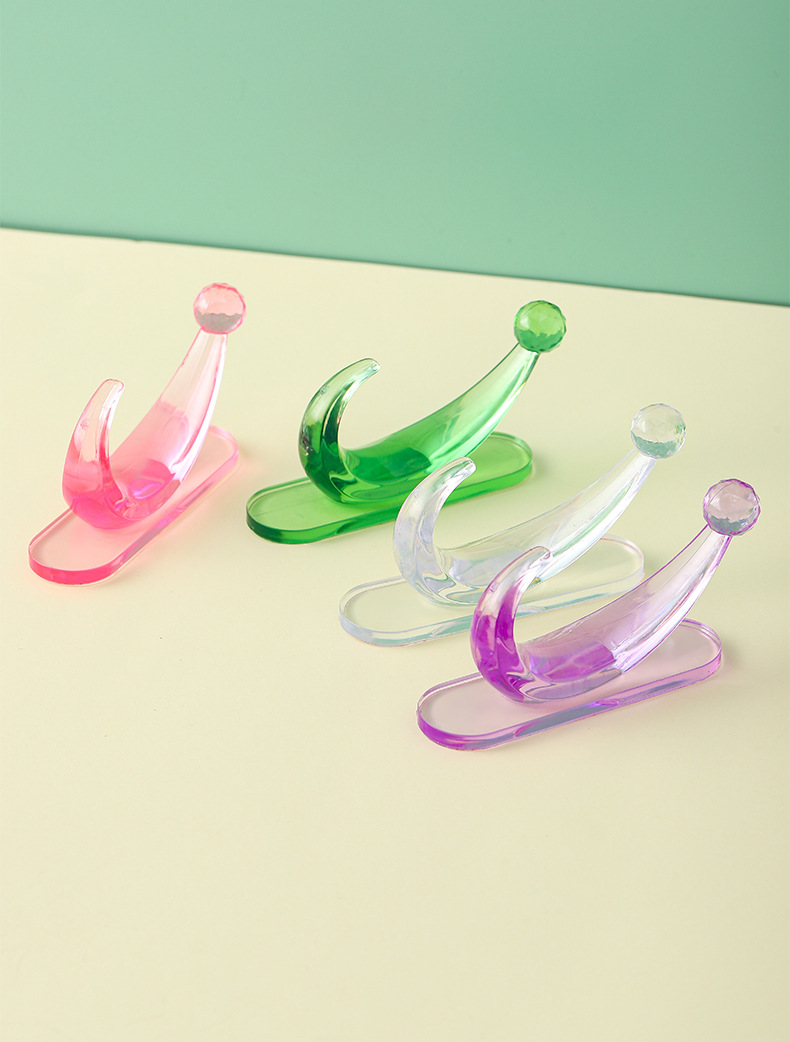 源头厂家新款月亮挂钩多用途门后挂钩粘钩无痕贴免打孔月亮粘钩批详情20