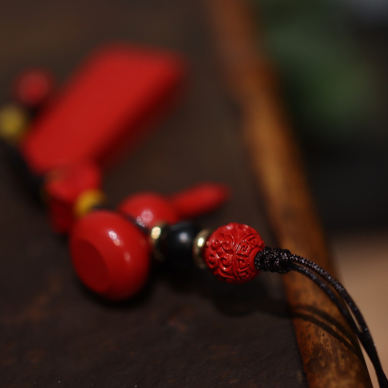 Wholesale of Chinese-style entry and exit peace Emperor sand and cinnabar Fortune gourd car pendants, keys, rearview mirror ornaments pic 23