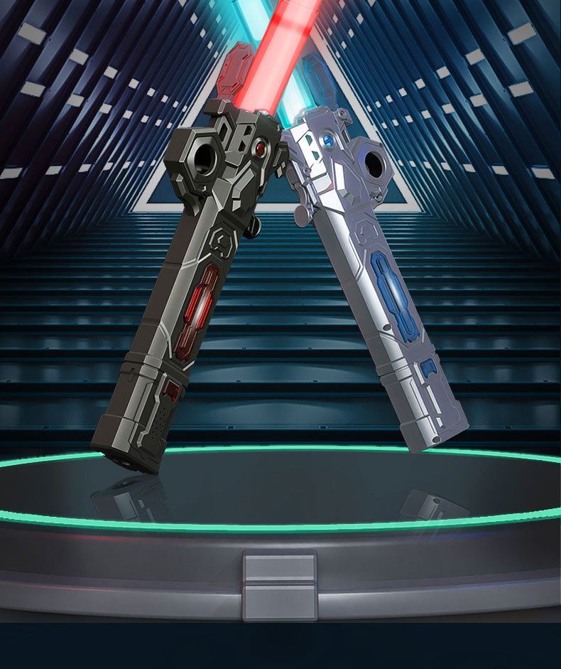 跨境星球大战二合一激光剑手指旋转七彩伸缩发光剑玩具儿童闪光棒详情2