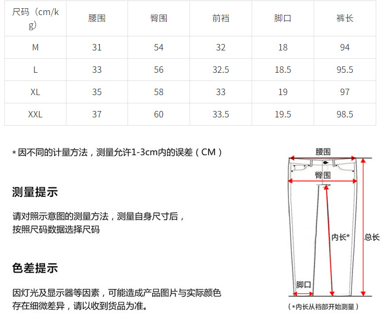梨形身材遮肉神裤秋冬女新纯棉牛仔哈伦休闲女裤子详情3