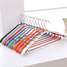 厂家直销创意家居防滑金属浸塑大铁裤夹衣架裤架晾晒衣架衣柜裤夹详情14