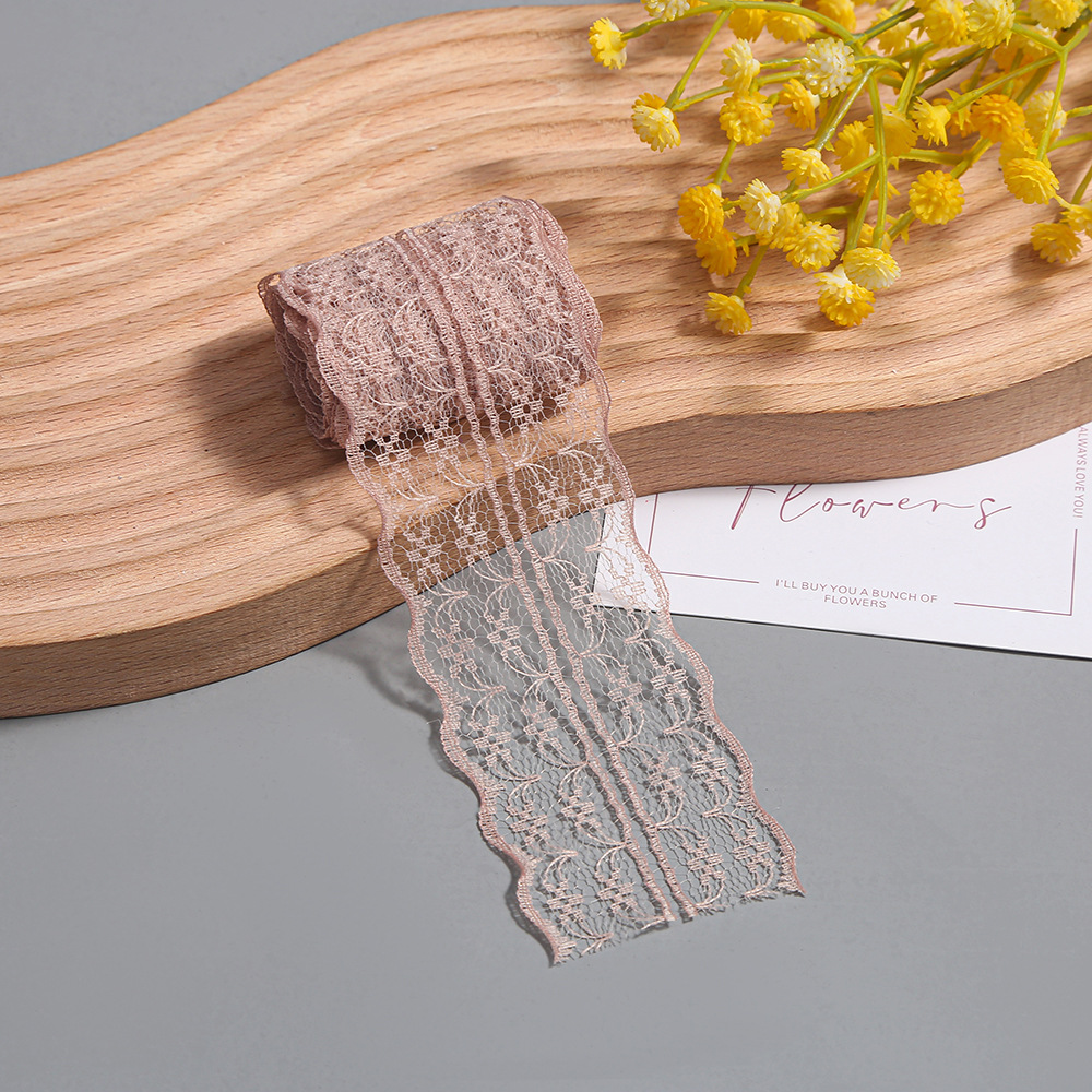 133-2A in-stock color non-elastic lace trim handicrafts, doll clothing, scarves, sleeves, accessories, DIY clothing pic 43