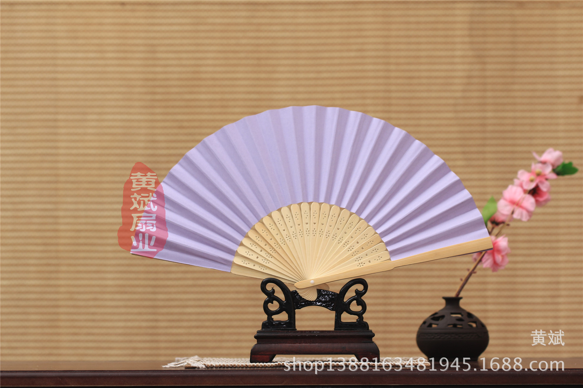 7寸空白折扇儿童绘画涂色纸扇白色彩色扇子幼儿园创意DIY手工材料详情3