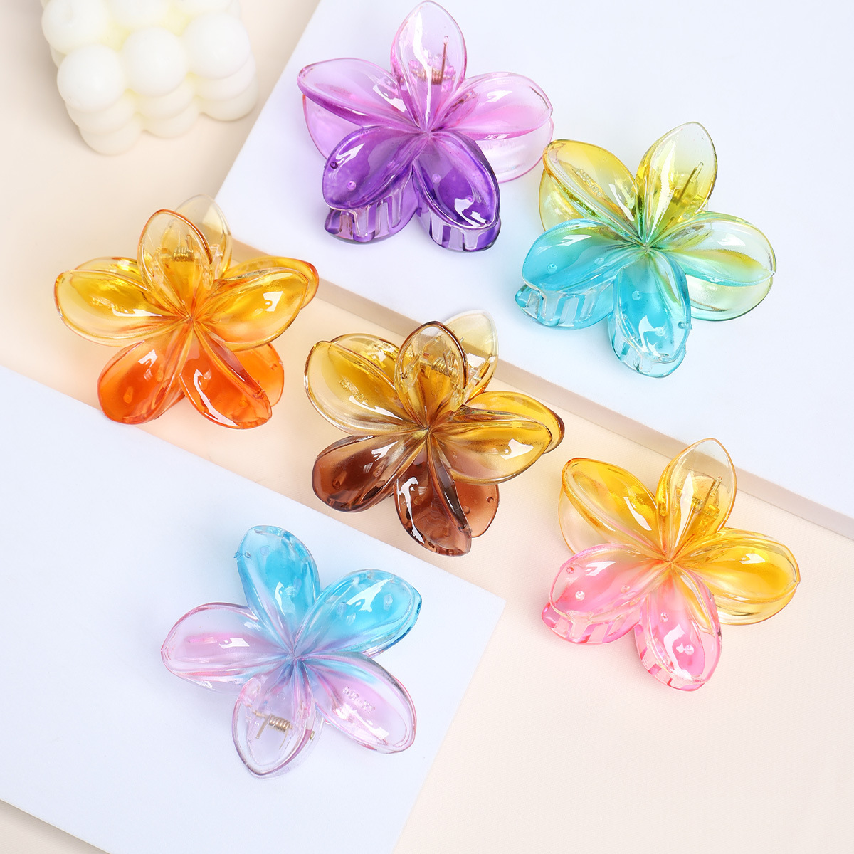 The Qiyue Amazon cross-border hair clip features a matte, same-color shark clip with a simple and elegant style. It is a hair accessory for the back of the head pic 9