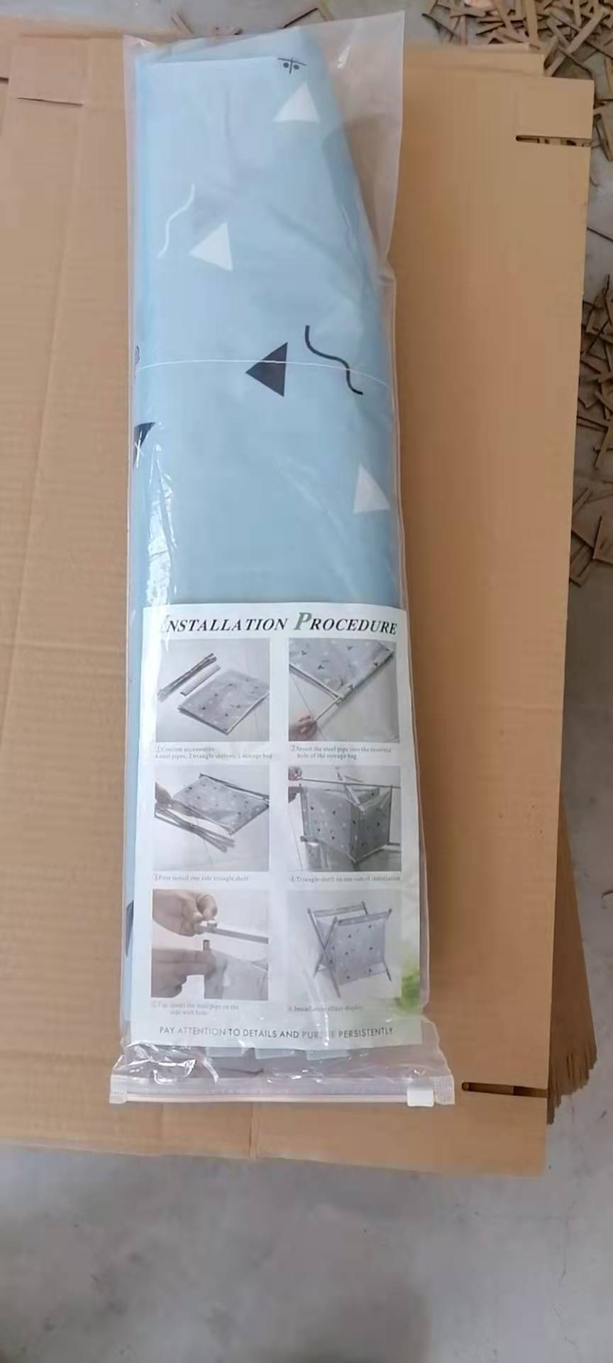 Y109-6611 Oxford cloth folding dust-proof, dirty clothes and underwear storage basket, direct supply from Southeast Asian manufacturer pic 10