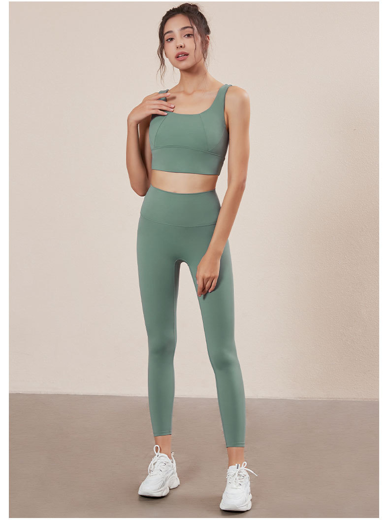 跨境新款莱卡纤维健身运动文胸防震跑步瑜伽背心运动内衣瑜伽服女详情30