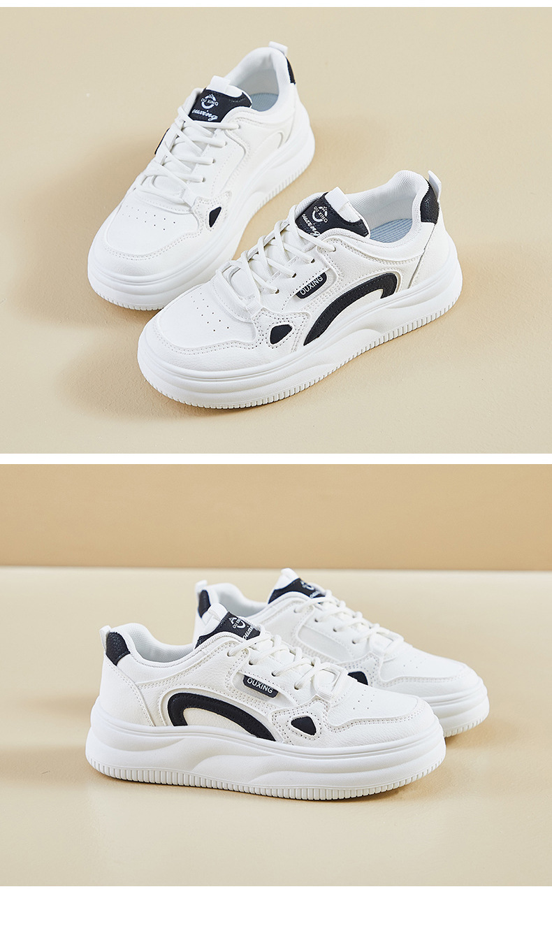 2024秋季小白鞋新款韩版ins女学生增高厚底运动板鞋休闲街拍SH107详情19