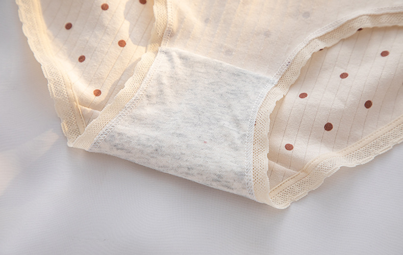 新款内裤女纯棉中腰日系肤色小熊少女包臀纯棉内裆女士三角裤详情20