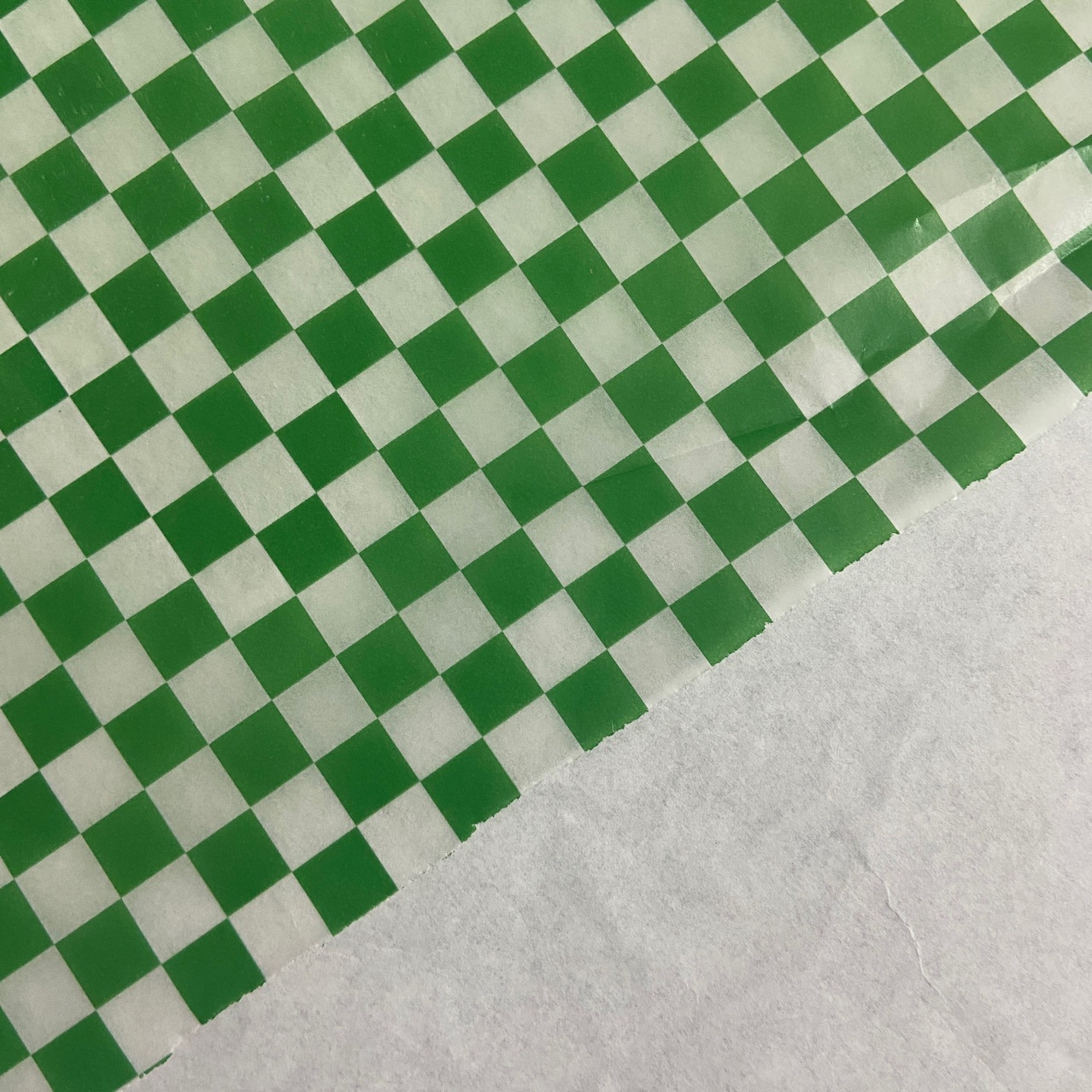 网格棋盘蜡光纸50张防油纸烘焙用纸蜡纸三明治一次性餐盘纸详情3