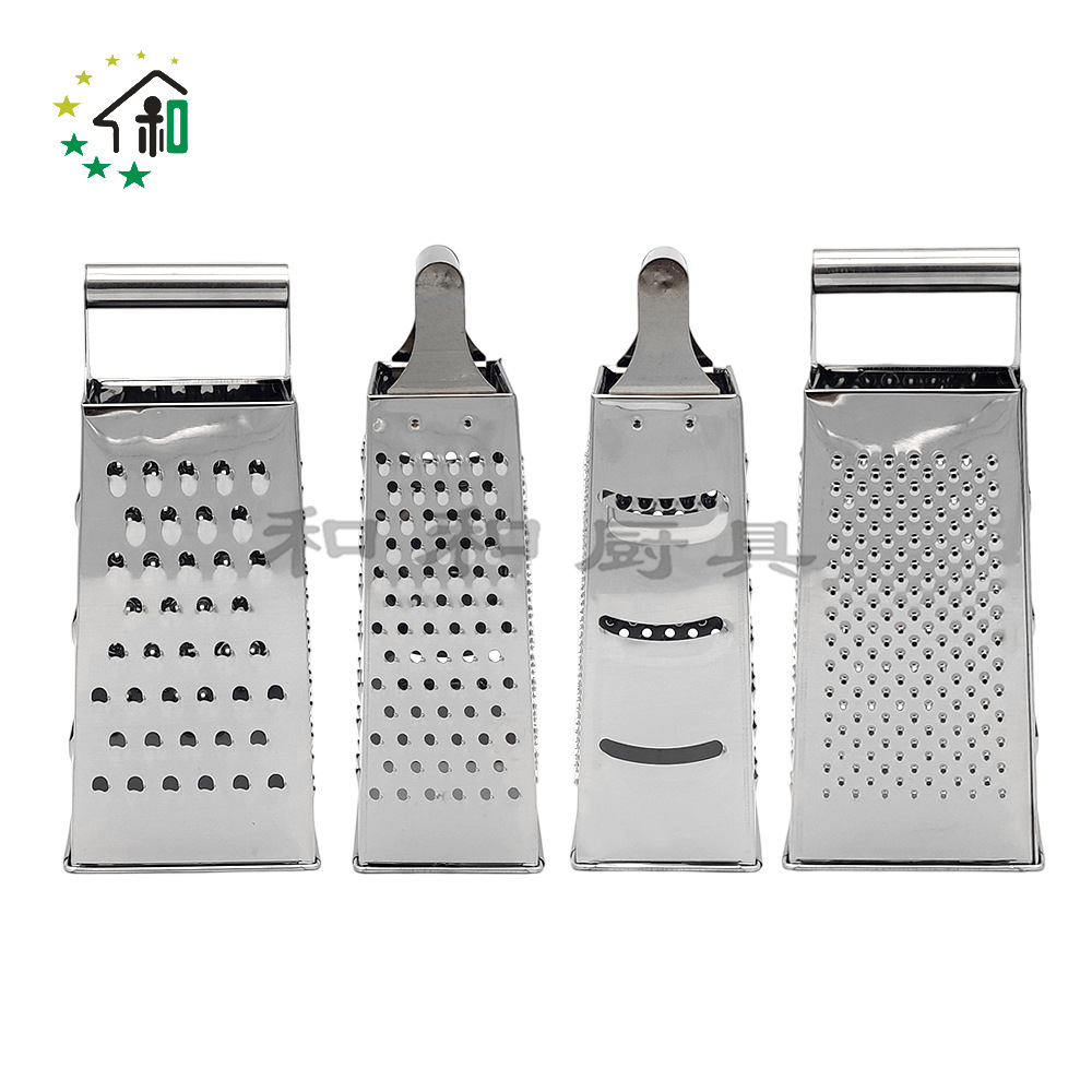 Potato shreds, minced garlic and ginger shreds scraping magic tool, shredder, four-sided vertical stainless steel shredder, multi-functional vegetable cutter pic 15
