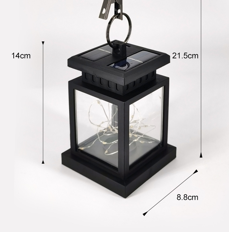 新款太阳能小宫灯户外花园铜线灯LED星星灯串露营氛围灯家用彩灯详情15