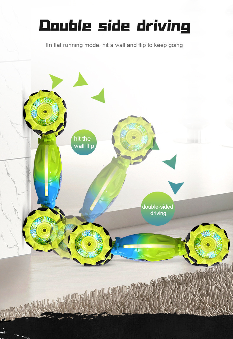 手势感应变形遥控车儿童玩具扭变车电动攀爬赛车越野漂移男孩礼物详情11