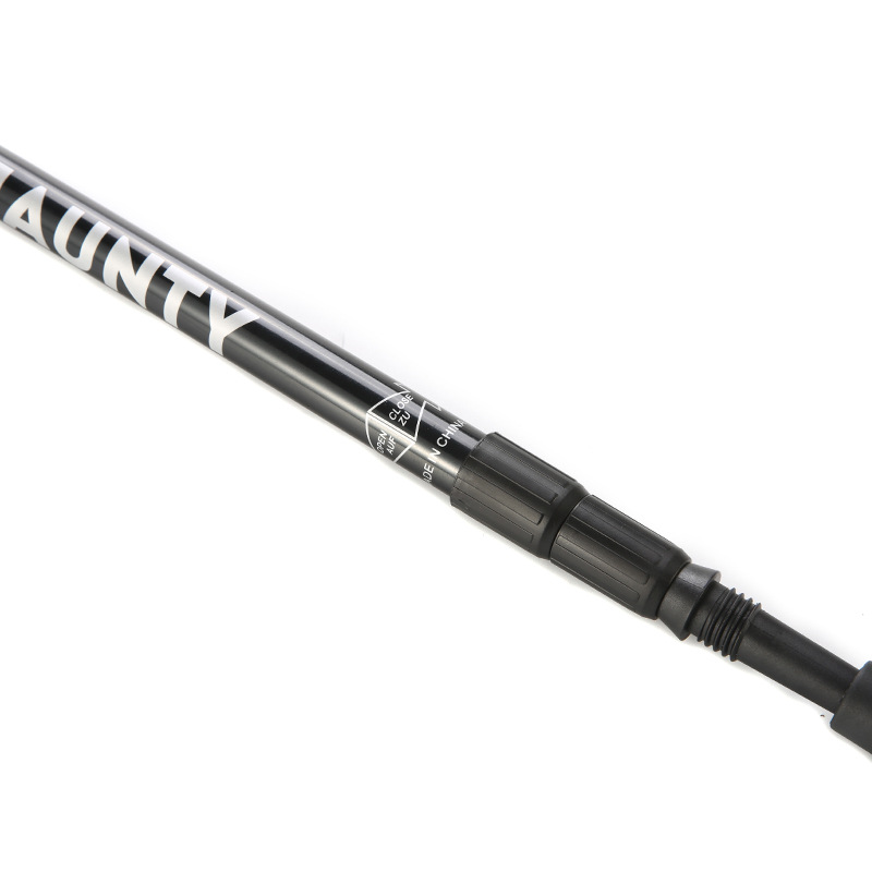 Three-section telescopic straight handle curved handle high-strength aluminum alloy outdoor hiking poles, walking sticks and walking crutches pic 14