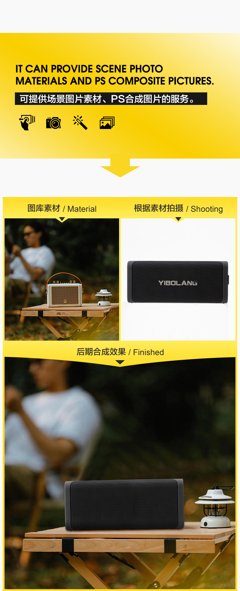 亚马逊跨境电商户外露营类产品白底图详情视频拍摄影设计制作服务详情26