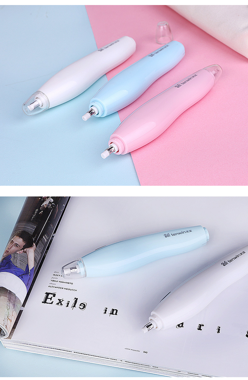 Cross-border creative electric eraser, charging high-gloss eraser, student clean, art painting, electric automatic eraser pic 11