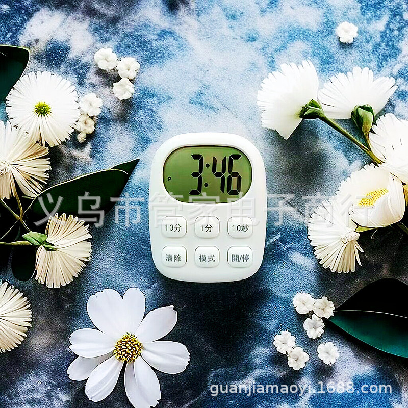 计时器提醒学生学习做题自律专用厨房定时器两用闹钟多功能提醒器详情1