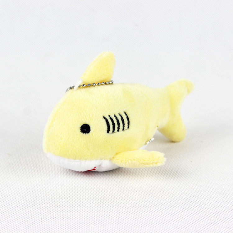 Plush toy manufacturer wholesale shark pendants, Marine animal shark dolls, 10cm cartoon little shark gifts pic 9