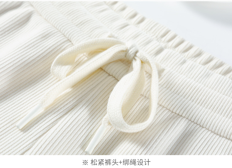 150-240斤胖MM大码女裤欧棉绒秋季高腰窄版阔腿裤垂坠感休闲裤子详情15