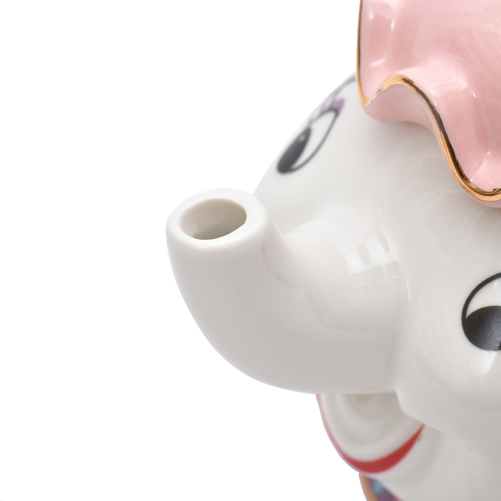 Beauty and the Beast Tea Set, Mrs. Gold-plated Ceramic Teapot Set, 3D Cartoon Afternoon Tea Cups pic 10