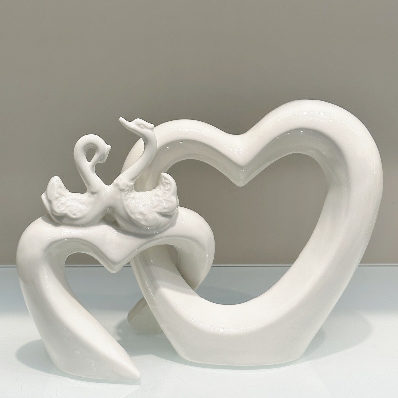 跨境轻奢现代电镀陶瓷花瓶动物高级艺术品创意插花陶瓷工艺品摆件详情2