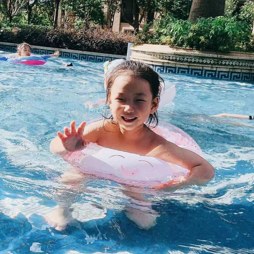 泳圈新款游泳圈ins网红成年人女孩儿童游泳装备6-12岁救生圈详情6