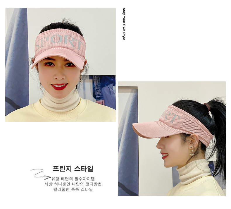 Summer open-top hat for women, casual Korean style breathable new sun hat, baseball cap, outdoor sun hat for women pic 25