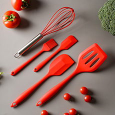 新款硅胶木柄厨具12件套装烹饪煎铲勺密更汤勺刮刀油刷粉抓打蛋器详情6