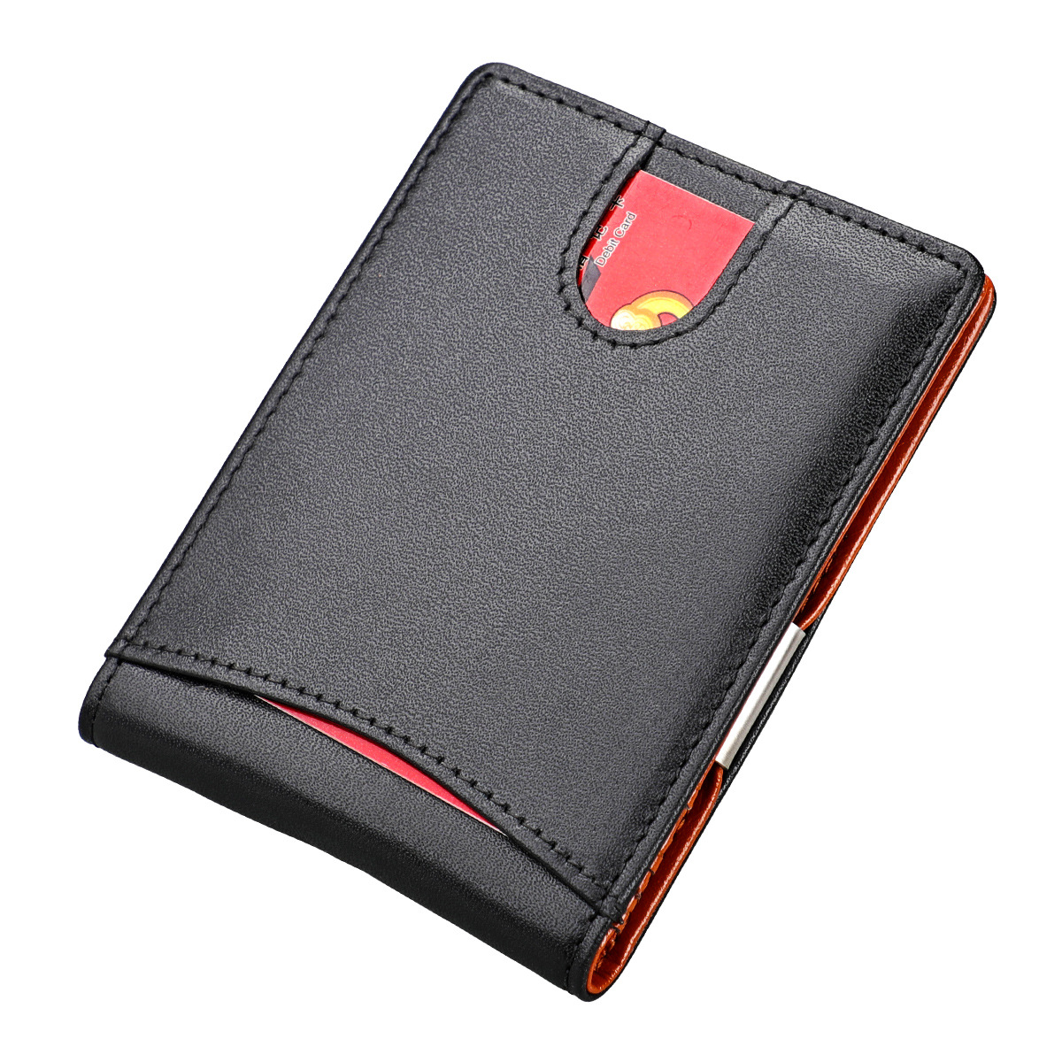 Factory direct sales, foreign trade bestsellers, RFID anti-theft brush genuine leather US dollar bag, small and mini US dollar wallet from Europe and America pic 40