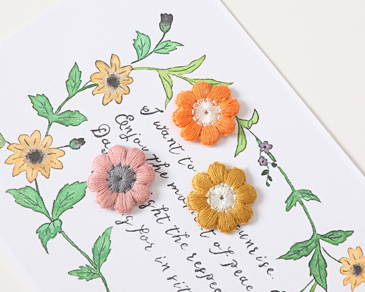 韩版 DIY 家纺配饰 服装辅料配饰批发 小绣花详情6