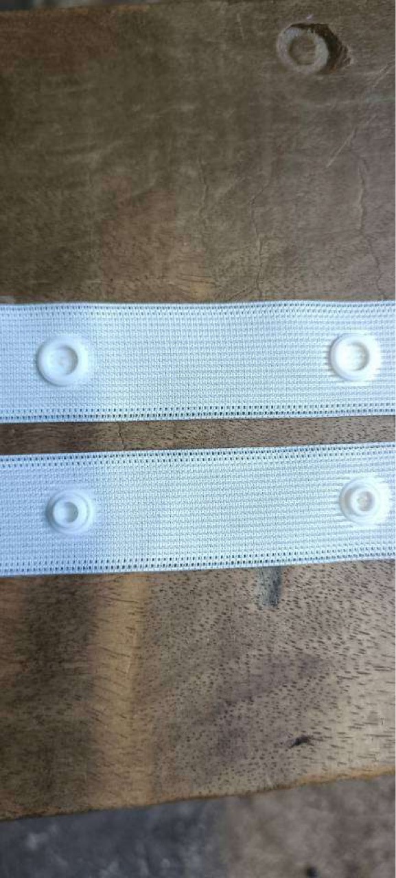 按扣带舞蹈服啪啪钮布带织带子母扣黑色圆形隐形暗扣带批发详情4