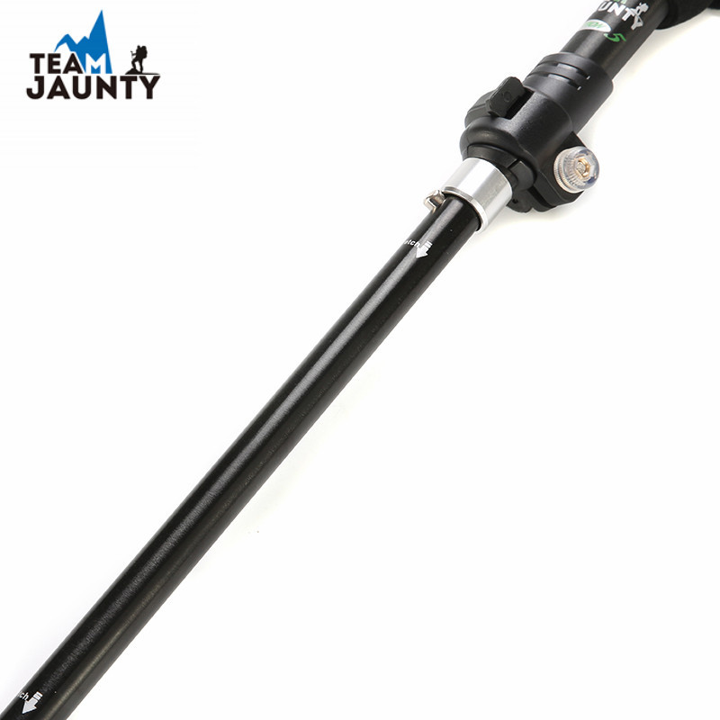 Cross-border 2-piece folding trekking stick set, outdoor hiking stick accessories, double-piece 7075 aluminum alloy pic 8