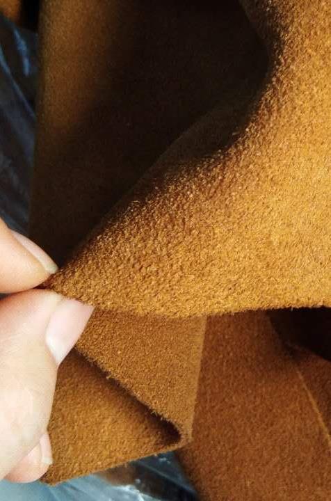 Yiwu Ha Niu leather, brown backfleece, black double-layer fleece and various other colors are available in stock pic 6