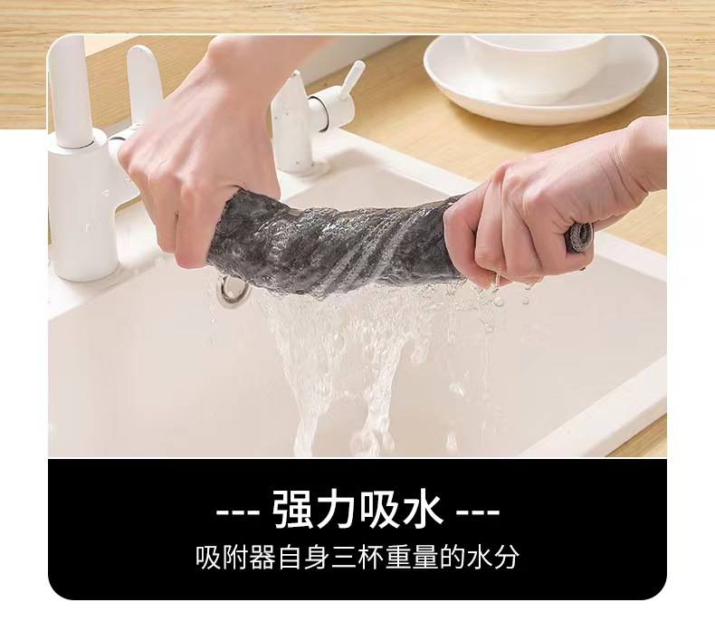 华夫格抹布批发加厚加大去污洗碗布超细纤维清洁巾吧台专用百洁布详情11