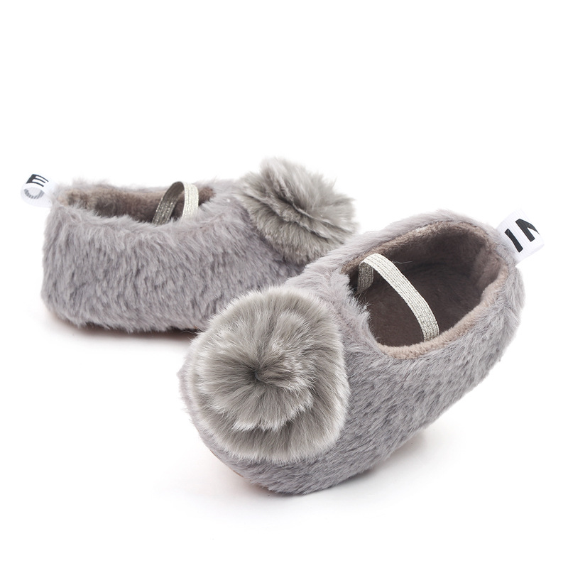 For babies aged 0-1, there are cute cotton shoes. For girls, there are suede princess shoes, shallow elastic cotton shoes, and fluffy shoes for girls. The size is 2750 pic 14