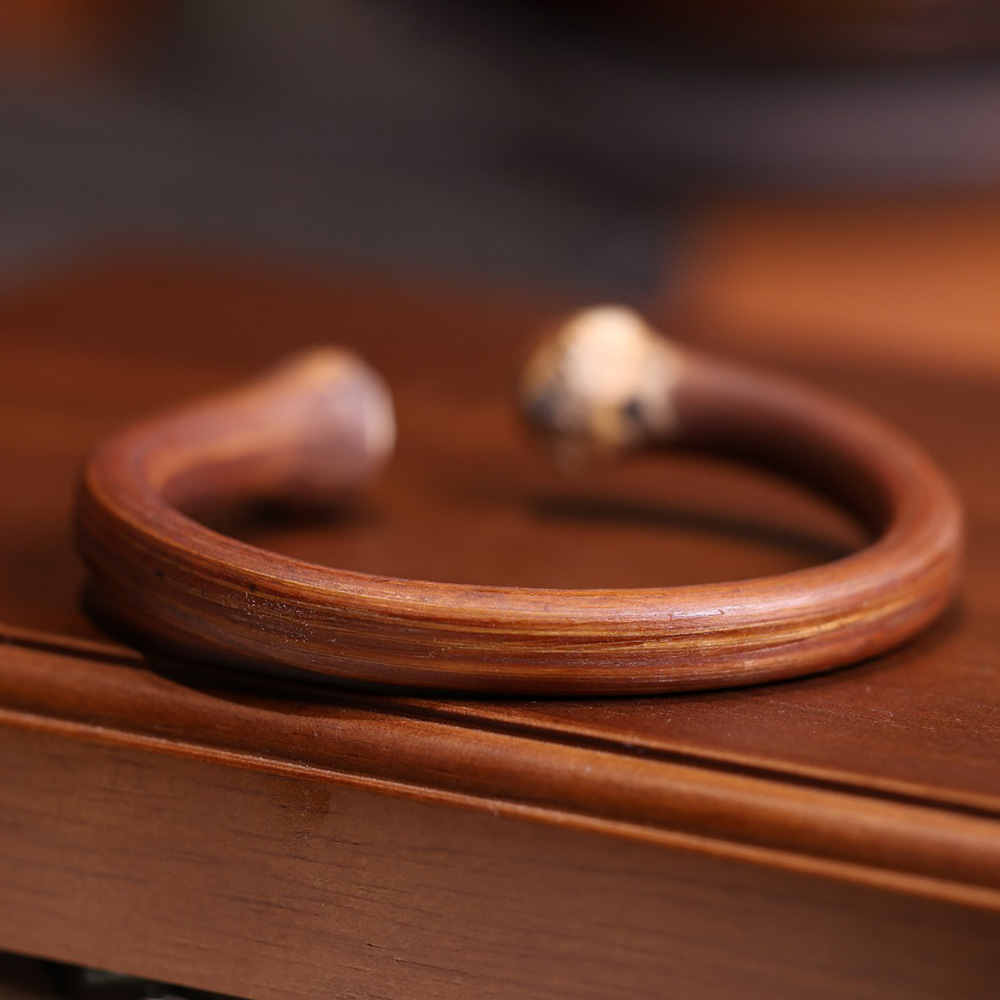 Natural wild Shannan unjointed chicken blood Vine bracelet for men and women, with jointed wood and vine bracelet, summer ethnic style pic 13