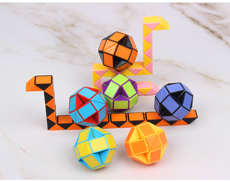 Juguetes educativos para niños cubo de rubik inteligencia 100 magic rulet toys fabricantes 24 segmentos 100 magic rulet wholesale pic 9