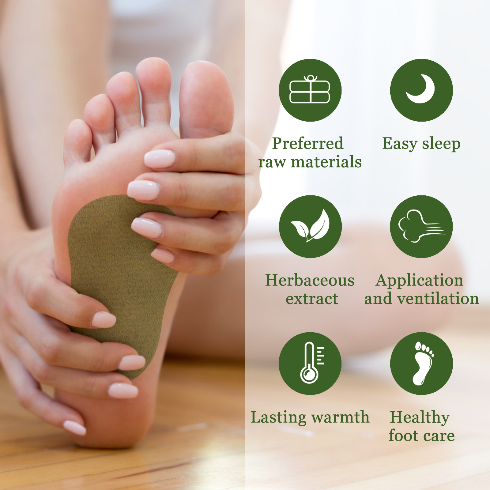 South Moon Mugwort Foot Patches for foot sole dehumidification are exclusively for foreign trade pic 10