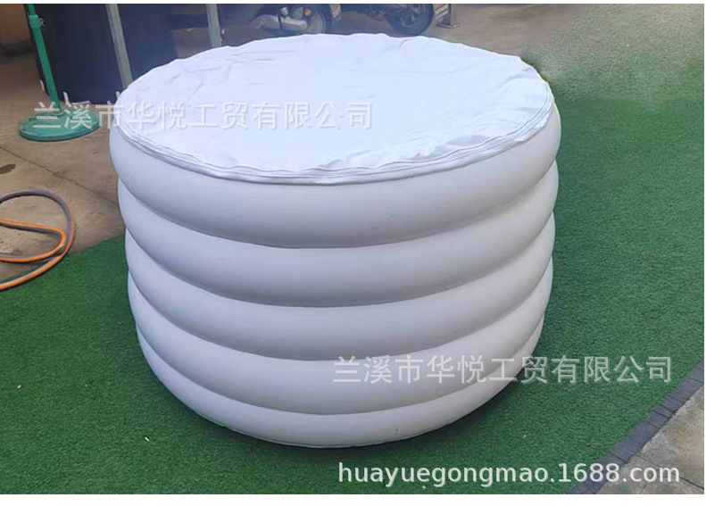 自动充气冰浴桶家用泡澡桶亚马逊跨境加厚PVC折叠成人户外浴缸定详情9