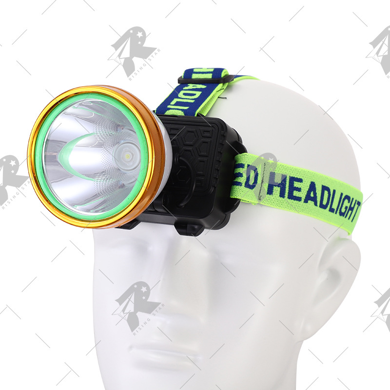 Cross-border LED strong bald head lamp, outdoor charging, camping sensor night fishing, home head-mounted mining headlamp pic 7