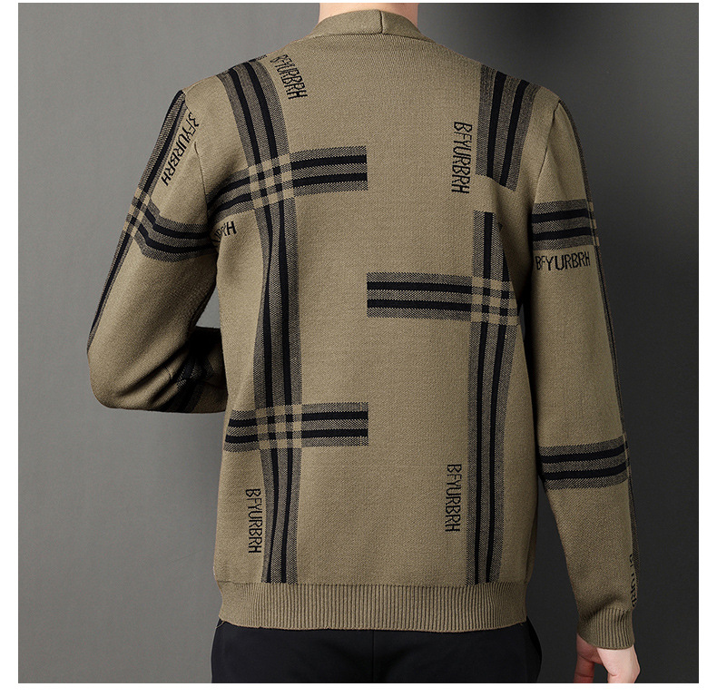 Nuevo 2022 abrigos hombre otoño coreano tendencias jersey jerseys cardigan chaquetas casual hombre tops suéter hombre pic 15