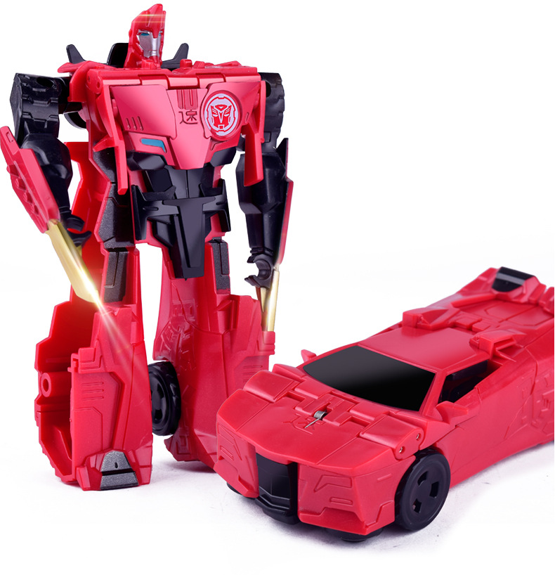 Transformadora modelo de juguete de un paso transformadora de coche robot King Kong optimus avispón niño niño toy handpiece 3+ pic 28