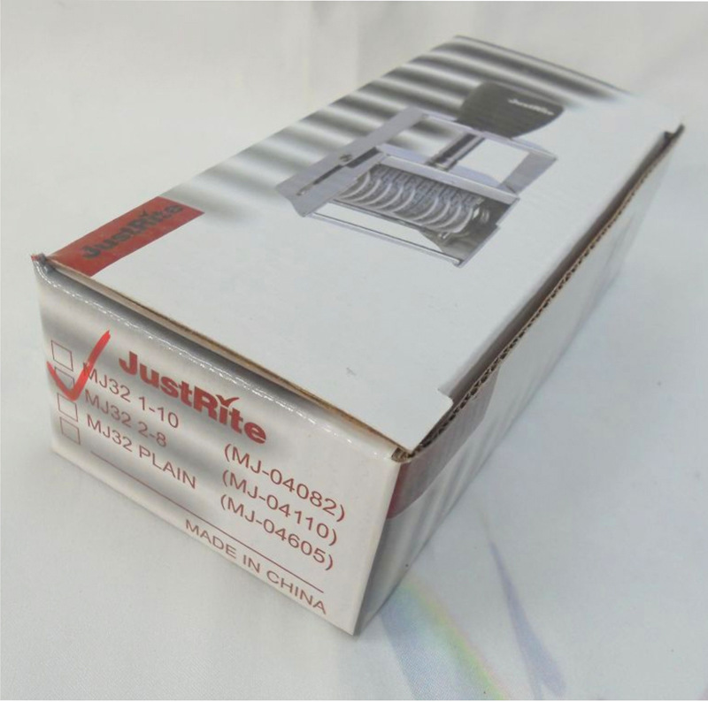 MJ32N-28 metal frame number stamp, 5mm in height, 8-digit adjustable digital batch number stamp, date stamp pic 3