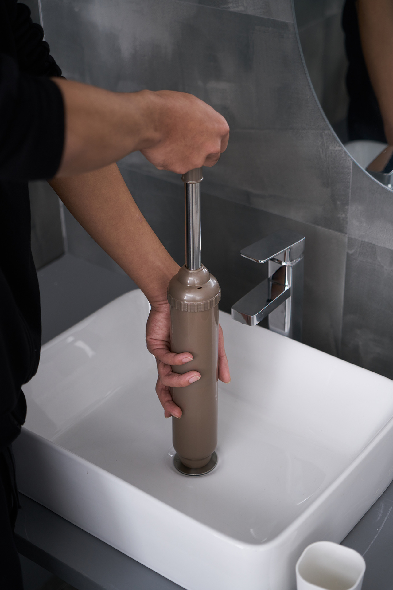 C43-8230 high-pressure toilet unclogging tool, one-shot pipe unclogging, vacuum super strong suction power pic 7