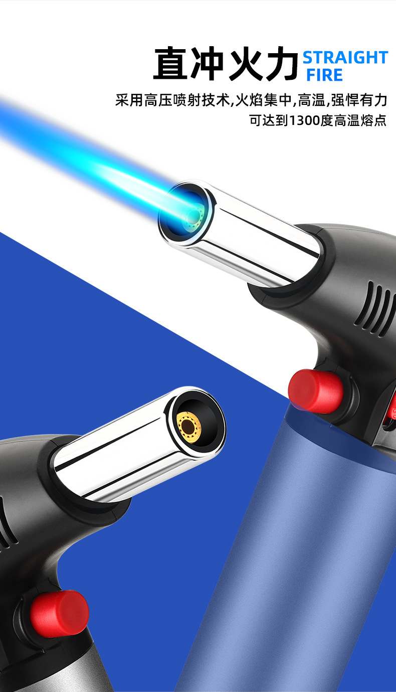 Portable high-temperature spray gun, a perfect outdoor camping and barbecue tool with adjustable firepower in all directions pic 4