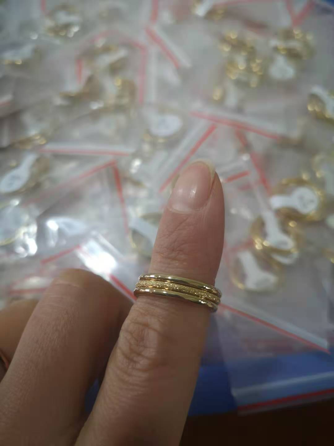 复古钛钢铜钱戒指不锈钢招财钱多聚财转运指环18k金食指男女尾戒详情29
