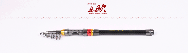 27260 [Knight Ultra-Short Fishing Rod] Ultra-short Carbon Metal Rear-seat fishing Rod, casting rod and fishing gear wholesale pic 1