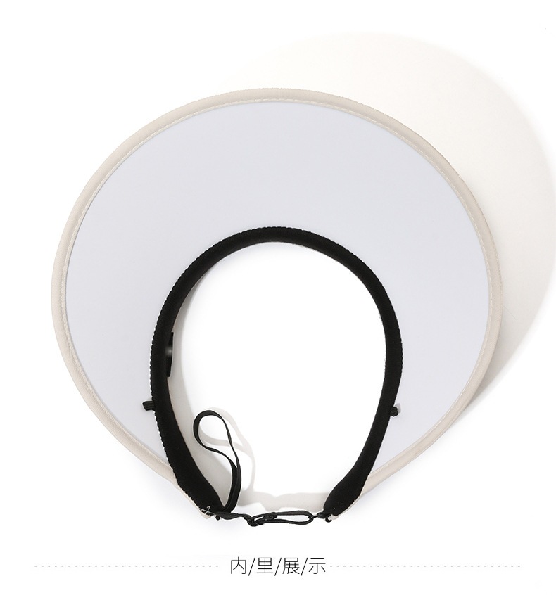2024帽子女防晒遮阳帽新款大帽檐防晒帽运动夏季遮脸uv渔夫帽批发详情21