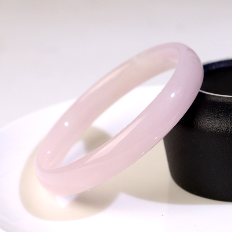 新中式玻璃仿玉手镯批发手镯叮当响叮当镯汉服配饰手镯环圈批发详情9